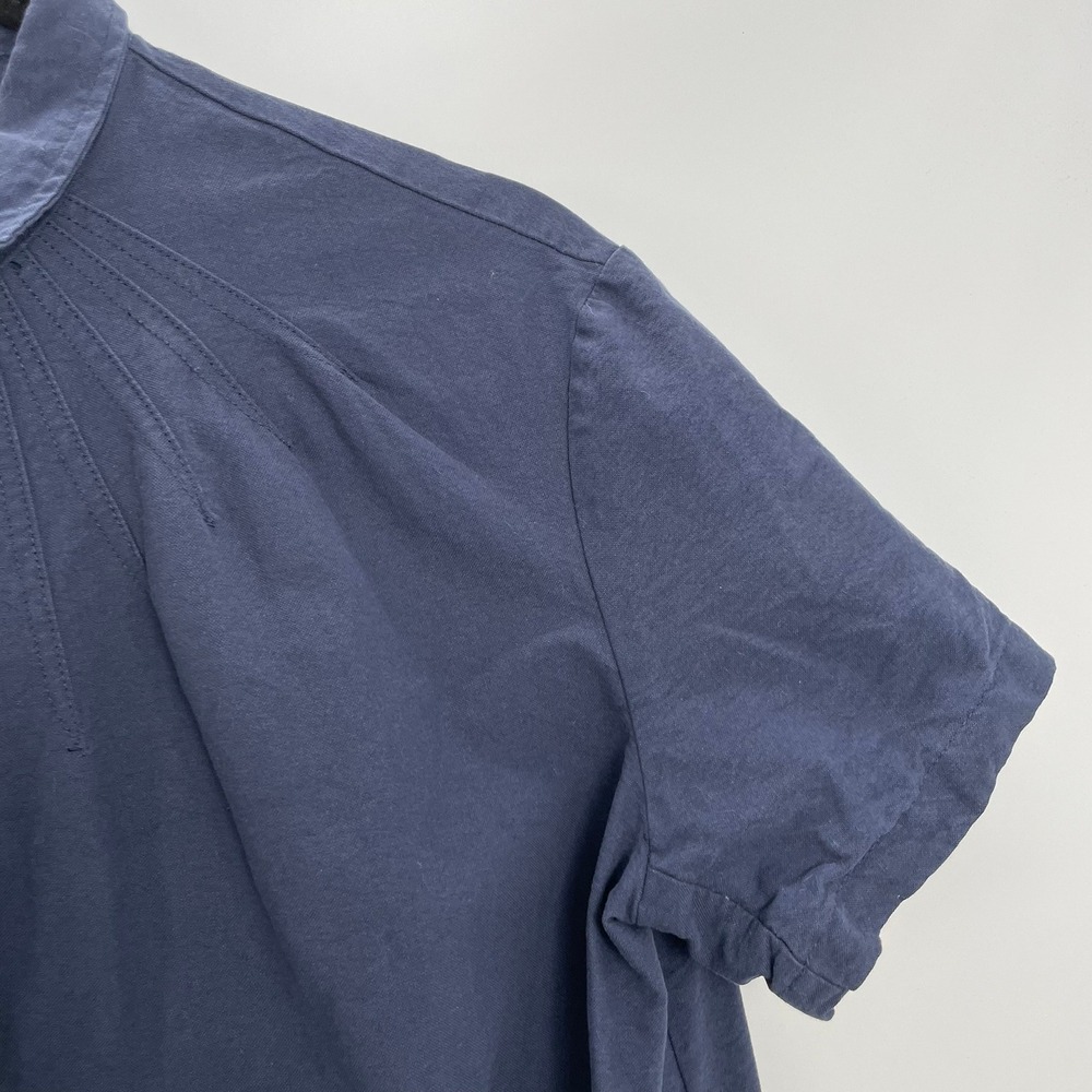 Pomander Place Tuckernuck Navy Shift Dress Medium Coastal Grandmother Preppy Lux - Picture 8 of 11